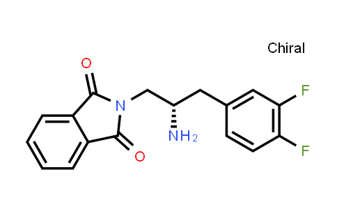CAS No. 1047630-66-9, 1H-Isoindole-1,3(2H)-dione, 2-[(2S)-2-amino-3-(3,4-difluorophenyl)propyl]-
