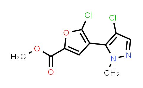 1047635-78-8 | 2-Furancarboxylic acid, 5-chloro-4-(4-chloro-1-methyl-1H-pyrazol-5-yl)-, methyl ester