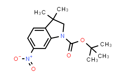 1049677-52-2 | tert-Butyl 3,3-dimethyl-6-nitro-2,3-dihydro-1H-indole-1-carboxylate