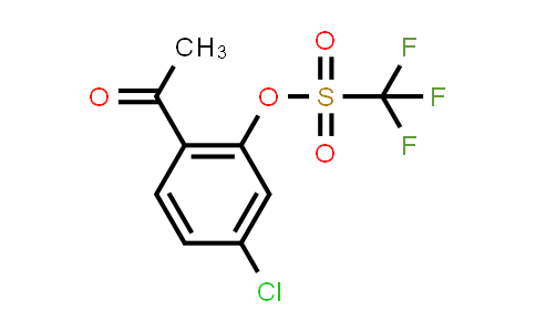 1051384-06-5 | 2-Acetyl-5-chlorophenyl trifluoromethanesulfonate