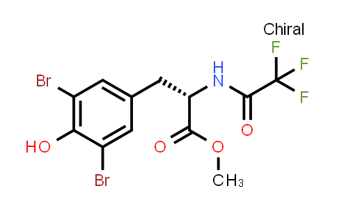 CAS No. 105189-44-4, L-Tyrosine, 3,5-dibromo-N-(trifluoroacetyl)-, methyl ester