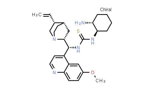 CAS No. 1052187-54-8, N-[(1R,2R)-2-Aminocyclohexyl]-N'-[(9R)-6'-methoxycinchonan-9-yl]thiourea