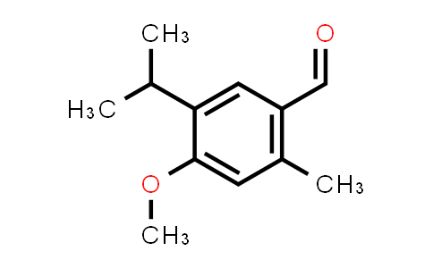 CAS No. 105337-42-6, 5-Isopropyl-4-methoxy-2-methylbenzaldehyde