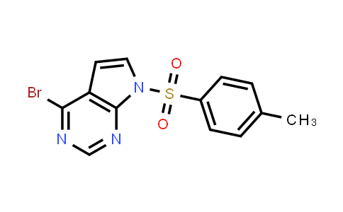 CAS No. 1055045-79-8, 4-Bromo-7-(4-Methylbenzenesulfonyl)-7H-Pyrrolo[2,3-D]Pyrimidine