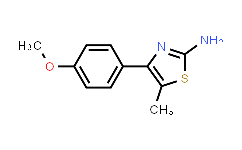 CAS No. 105512-88-7, 4-(4-Methoxyphenyl)-5-methyl-1,3-thiazol-2-amine