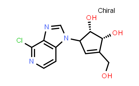 CAS No. 105522-08-5, (1S,2R)-5-(4-chloro-1H-imidazo[4,5-c]pyridin-1-yl)-3-(hydroxymethyl)cyclopent-3-ene-1,2-diol