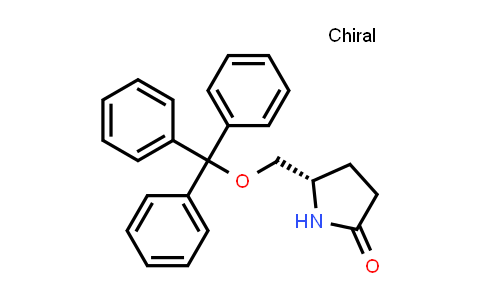 CAS No. 105526-85-0, (S)-5-((Trityloxy)methyl)pyrrolidin-2-one