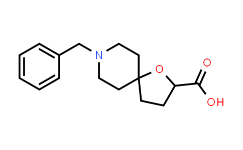 CAS No. 1055928-05-6, 1-Oxa-8-azaspiro[4.5]decane-2-carboxylic acid, 8-(phenylmethyl)-