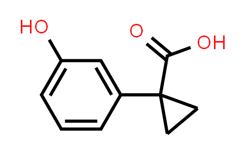 CAS No. 1056933-73-3, 1-(3-Hydroxyphenyl)cyclopropane-1-carboxylic acid