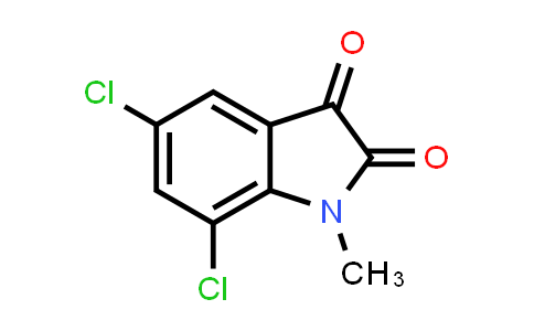 CAS No. 106009-19-2, 5,7-Dichloro-1-methyl-1H-indole-2,3-dione
