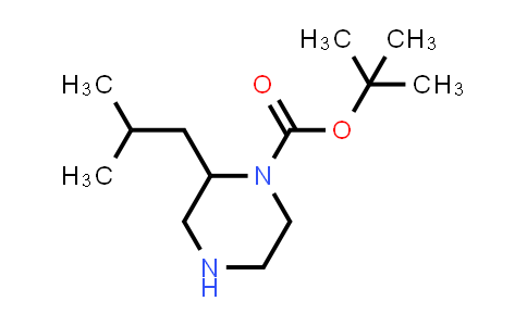 CAS No. 1060807-66-0, tert-Butyl 2-isobutylpiperazine-1-carboxylate