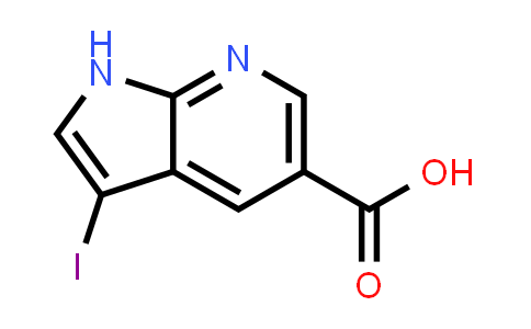 CAS No. 1060816-80-9, 3-Iodo-1H-pyrrolo[2,3-b]pyridine-5-carboxylic acid