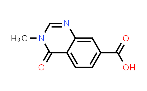 CAS No. 1060817-67-5, 3-Methyl-4-oxo-3,4-dihydroquinazoline-7-carboxylic acid