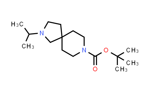 CAS No. 1061682-96-9, 2,8-Diazaspiro[4.5]decane-8-carboxylic acid, 2-(1-methylethyl)-, 1,1-dimethylethyl ester