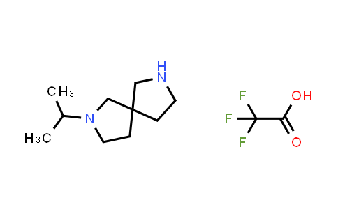 CAS No. 1061683-05-3, 2,7-Diazaspiro[4.4]nonane, 2-(1-methylethyl)-, (2,2,2-trifluoroacetate) (1:2)