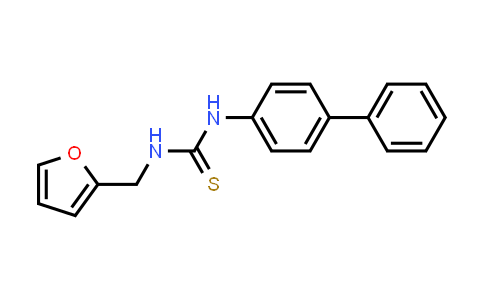 CAS No. 1061741-26-1, 1-(Biphenyl-4-yl)-3-(furan-2-ylmethyl)thiourea