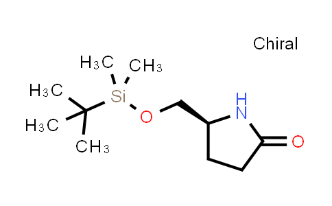 CAS No. 106191-02-0, (5S)-5-[[[(tert-Butyl)dimethylsilyl]oxy]methyl]-2-pyrrolidinone
