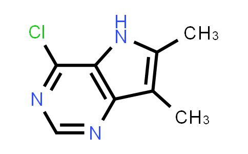 CAS No. 1062517-17-2, 4-Chloro-6,7-dimethyl-5h-pyrrolo[3,2-d]pyrimidine