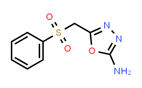 CAS No. 106307-45-3, 5-[(Phenylsulfonyl)methyl]-1,3,4-oxadiazol-2-amine