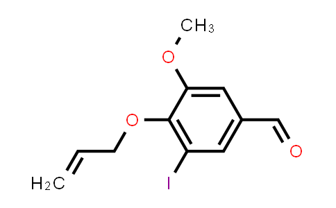 CAS No. 106331-79-7, 4-(Allyloxy)-3-iodo-5-methoxybenzaldehyde