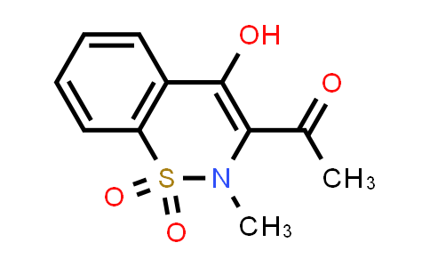 CAS No. 106346-00-3, 1-(4-Hydroxy-2-methyl-1,1-dioxido-2H-benzo[e][1,2]thiazin-3-yl)ethanone