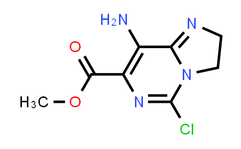 CAS No. 106350-23-6, Methyl 8-amino-5-chloro-2,3-dihydroimidazo[1,2-c]pyrimidine-7-carboxylate