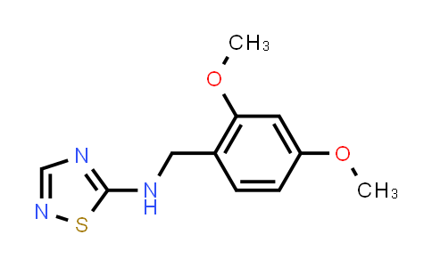 CAS No. 1063733-41-4, N-(2,4-Dimethoxybenzyl)-1,2,4-thiadiazol-5-amine