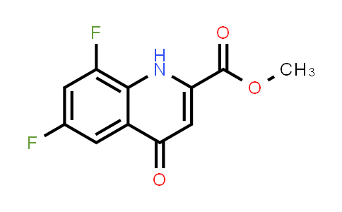 CAS No. 1065074-53-4, Methyl 6,8-difluoro-4-oxo-1,4-dihydroquinoline-2-carboxylate