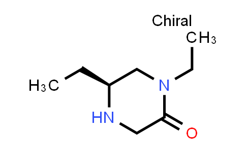 CAS No. 106576-36-7, Piperazinone, 1,5-diethyl-, (S)