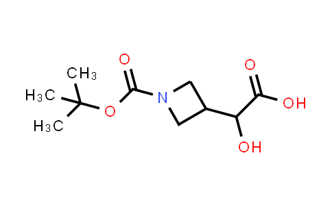 CAS No. 1067239-25-1, 2-{1-[(tert-Butoxy)carbonyl]azetidin-3-yl}-2-hydroxyacetic acid