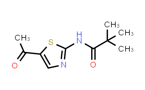 CAS No. 1067637-89-1, N-(5-Acetyl-1,3-thiazol-2-yl)-2,2-dimethylpropanamide