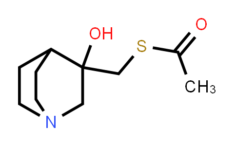 CAS No. 1067880-99-2, S-(3-hydroxyquinuclidin-3-yl)methyl ethanethioate
