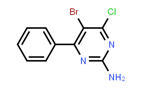 CAS No. 106791-93-9, 5-Bromo-4-chloro-6-phenylpyrimidin-2-amine