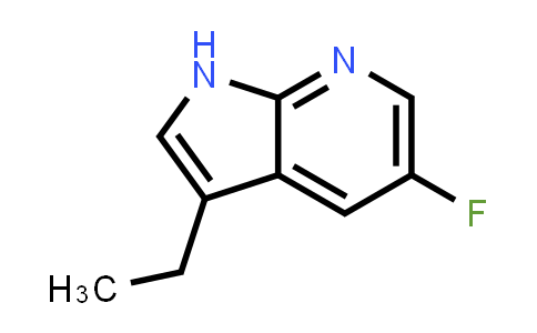 CAS No. 1068976-42-0, 1H-Pyrrolo[2,3-b]pyridine, 3-ethyl-5-fluoro-