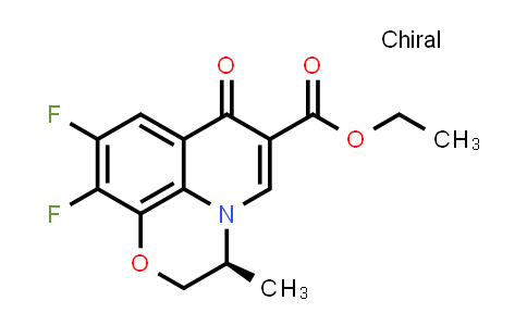 CAS No. 106939-34-8, (S)-Ethyl 9,10-difluoro-3-methyl-7-oxo-3,7-dihydro-2H-[1,4]oxazino[2,3,4-ij]quinoline-6-carboxylate