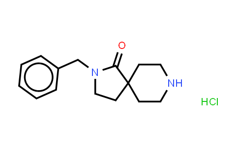 CAS No. 1070166-08-3, 2,8-Diazaspiro[4.5]decan-1-one, 2-(phenylmethyl)-, (Hydrochloride) (1:1)