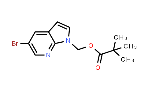 1070978-35-6 | Propanoic acid, 2,2-dimethyl-, (5-bromo-1H-pyrrolo[2,3-b]pyridin-1-yl)methyl ester