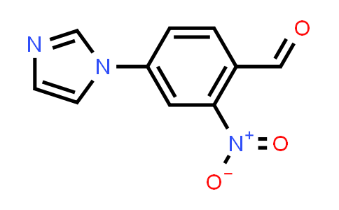 CAS No. 1071204-32-4, Benzaldehyde, 4-(1H-imidazol-1-yl)-2-nitro-