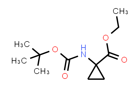 CAS No. 107259-05-2, Ethyl 1-((tert-butoxycarbonyl)amino)cyclopropanecarboxylate