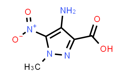 CAS No. 107259-81-4, 4-Amino-1-methyl-5-nitro-1H-pyrazole-3-carboxylic acid