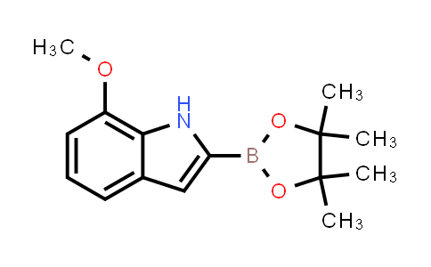 CAS No. 1072812-69-1, 7-Methoxy-2-(4,4,5,5-tetramethyl-1,3,2-dioxaborolan-2-yl)-1H-indole