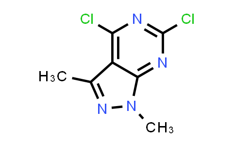 CAS No. 1072895-86-3, 4,6-Dichloro-1,3-dimethyl-1H-pyrazolo[3,4-d]pyrimidine