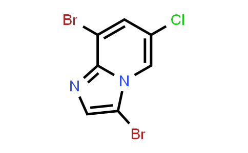 CAS No. 1072944-57-0, 3,8-Dibromo-6-chloroimidazo[1,2-a]pyridine