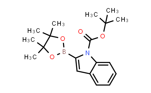 CAS No. 1072944-96-7, tert-Butyl 2-(4,4,5,5-tetramethyl-1,3,2-dioxaborolan-2-yl)indole-1-carboxylate