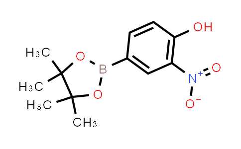 CAS No. 1072945-08-4, 2-Nitro-4-(4,4,5,5-tetramethyl-1,3,2-dioxaborolan-2-yl)phenol