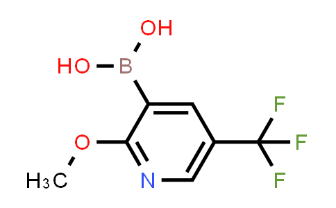 CAS No. 1072946-55-4, (2-Methoxy-5-(trifluoromethyl)pyridin-3-yl)boronic acid