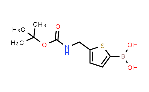 CAS No. 1072951-39-3, [5-[(tert-Butoxycarbonylamino)methyl]thien-2-yl]boronic acid