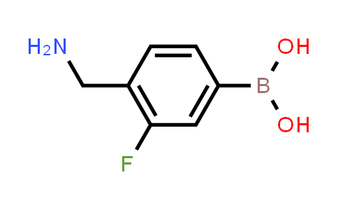 CAS No. 1073055-69-2, (4-(Aminomethyl)-3-fluorophenyl)boronic acid