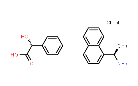 CAS No. 1073144-62-3, (R)-1-(naphthalen-1-yl)ethanamine (R)-2-hydroxy-2-phenylacetate