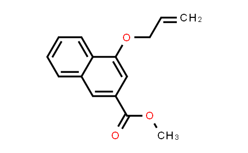 CAS No. 1073252-43-3, 2-Naphthalenecarboxylic acid, 4-(2-propen-1-yloxy)-, methyl ester